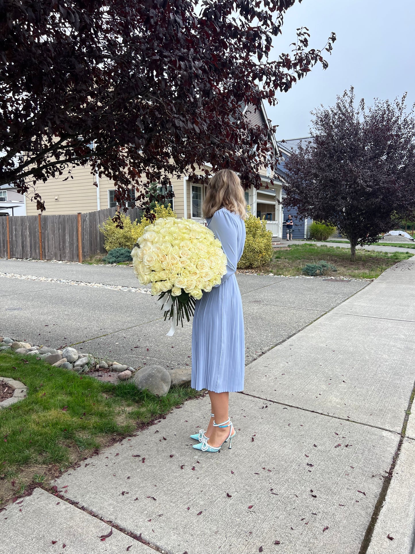 Bouquet "White Mondial" Rose
