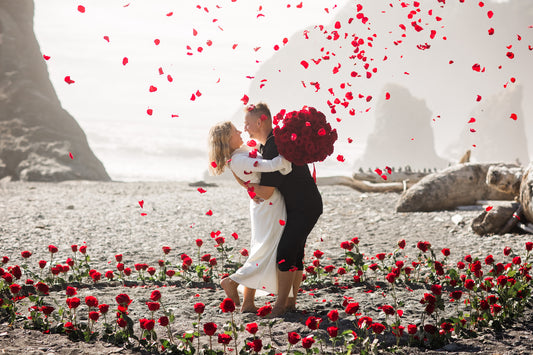 Red Rose Beach Proposal