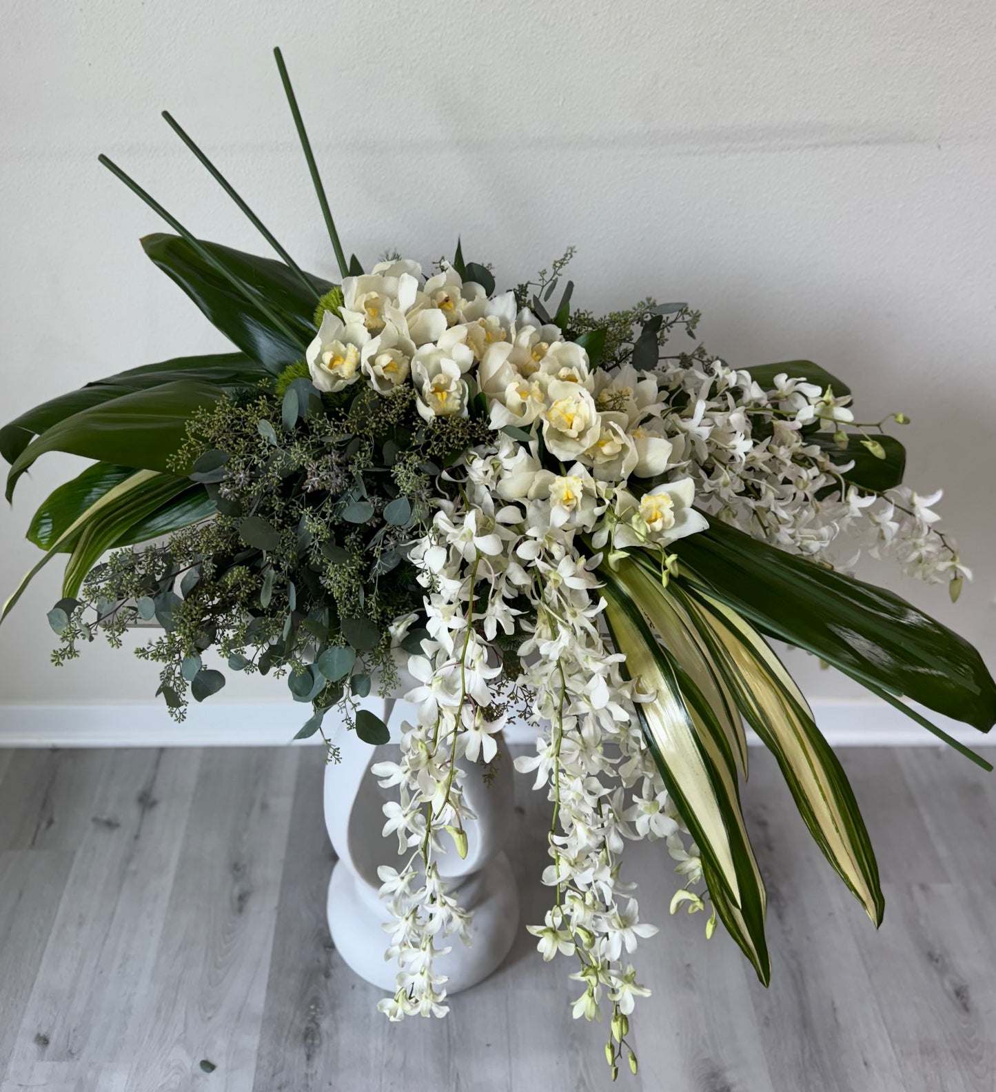 "Tropical" Casket Arrangement