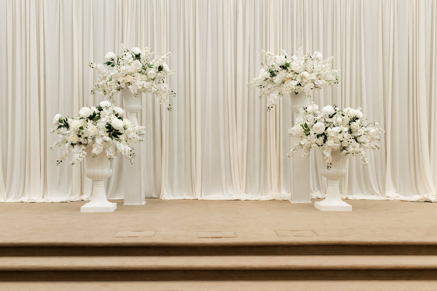"White Garden" Ceremony Backdrop