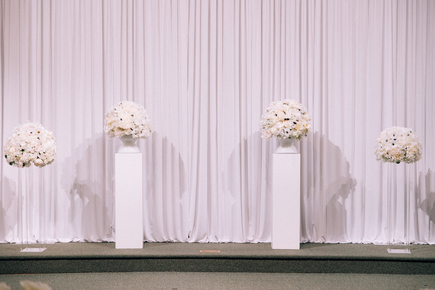 "Modern Romantic" Ceremony Backdrop